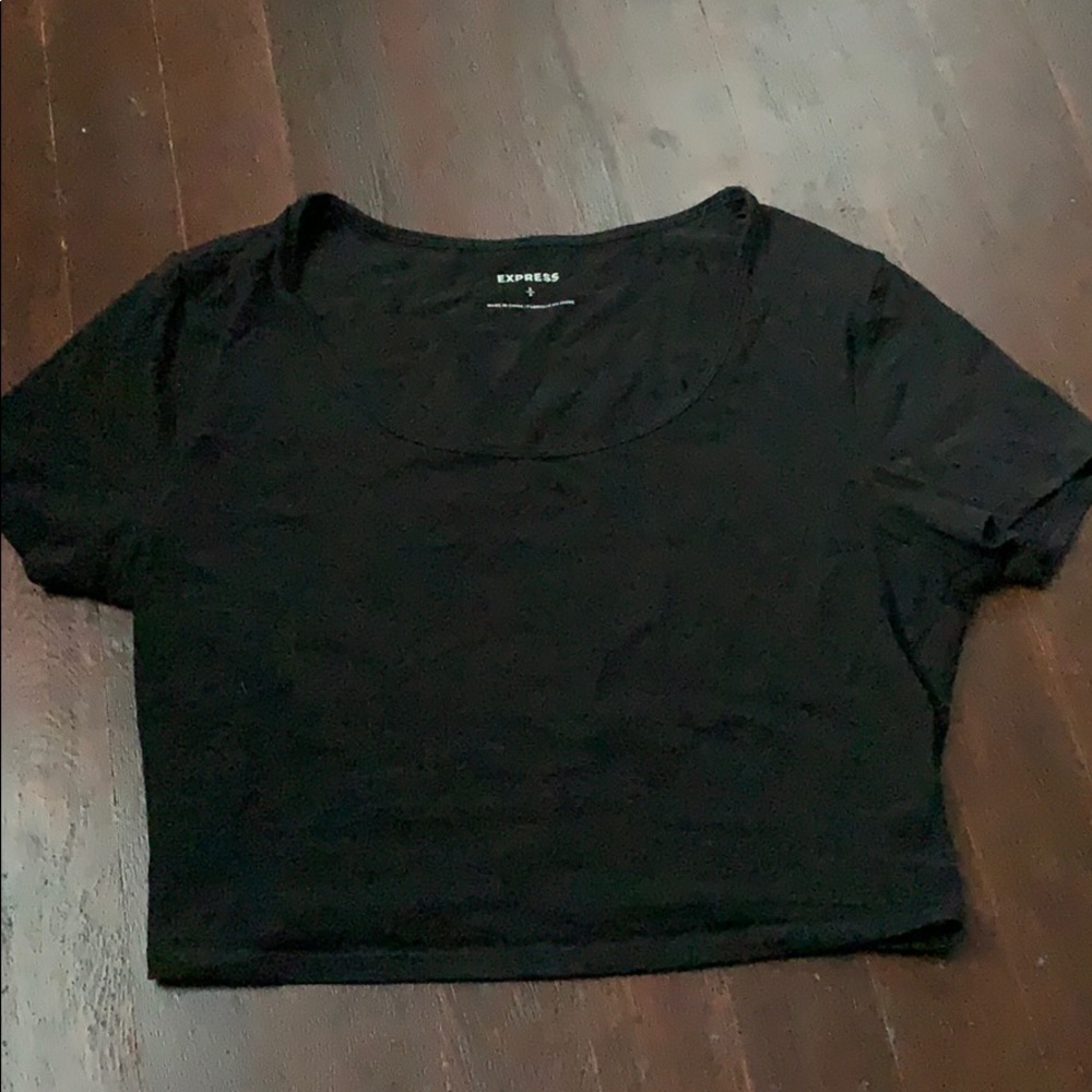 Black Crop Top